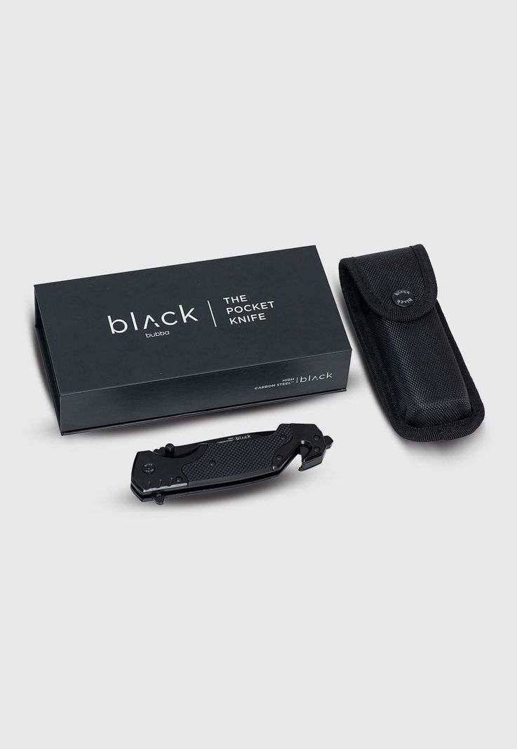 Pocket Knife Black Bubba-1