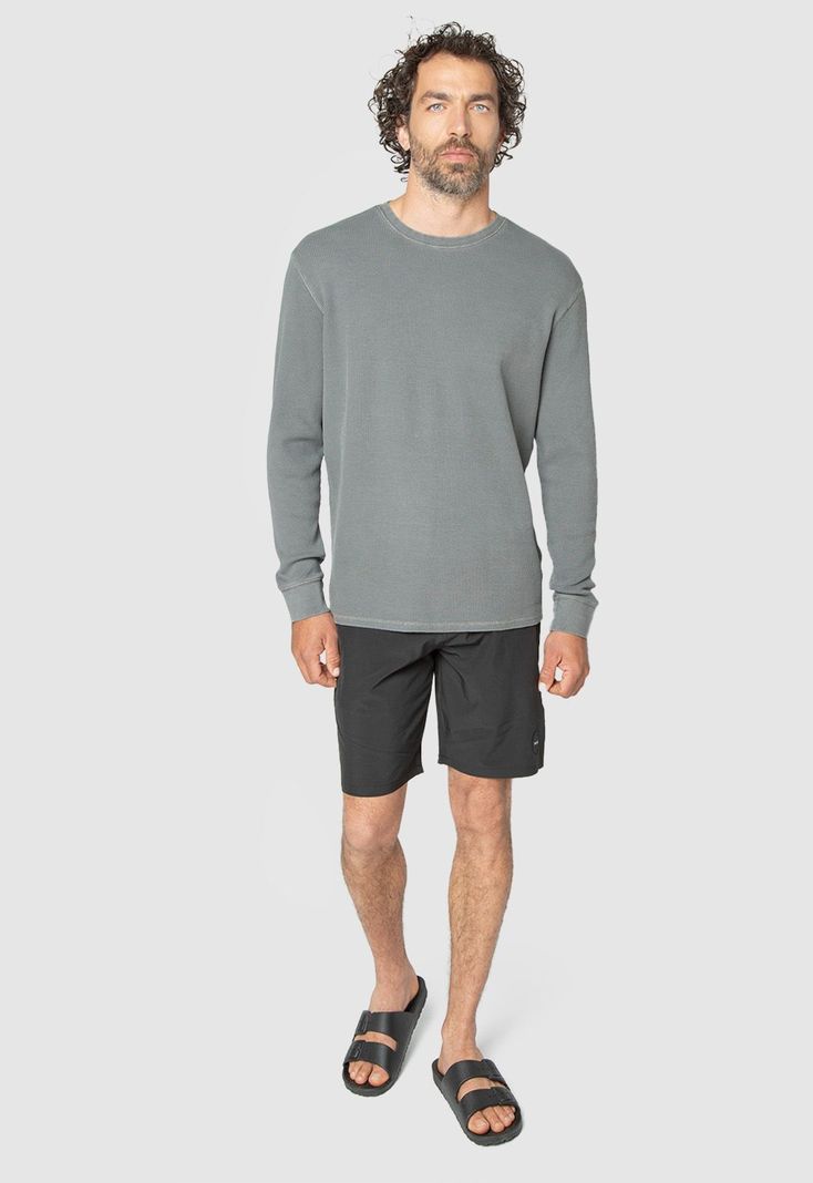 Summer Crewneck Grey Black Bubba-2