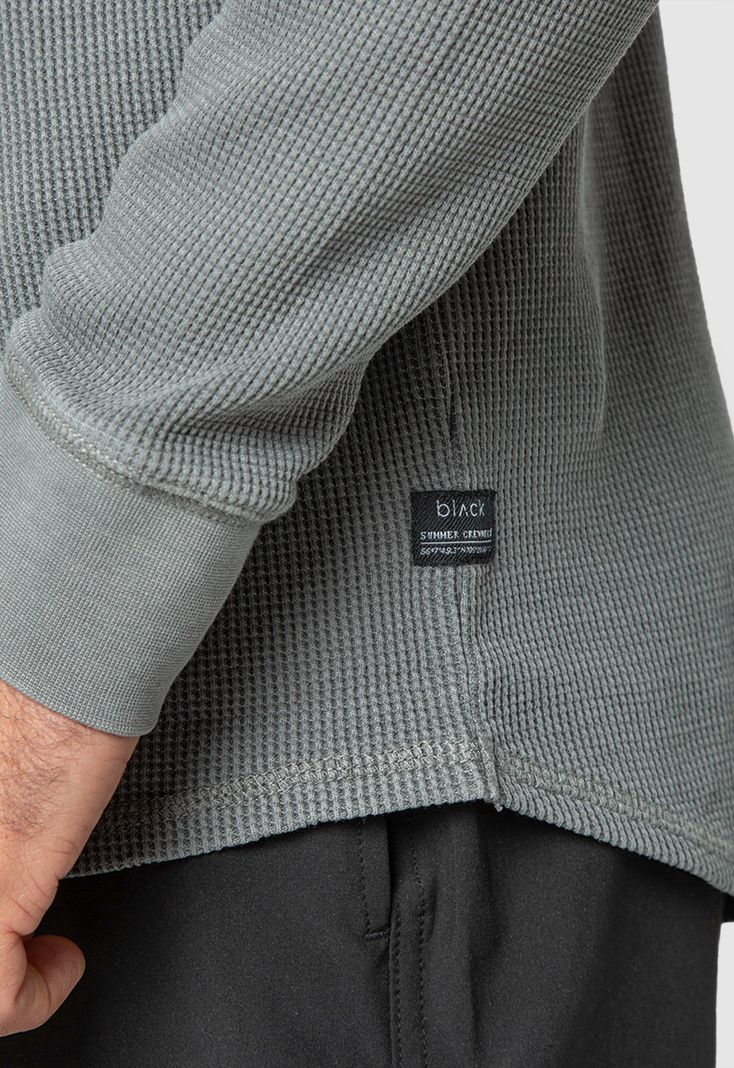 Summer Crewneck Grey Black Bubba-3