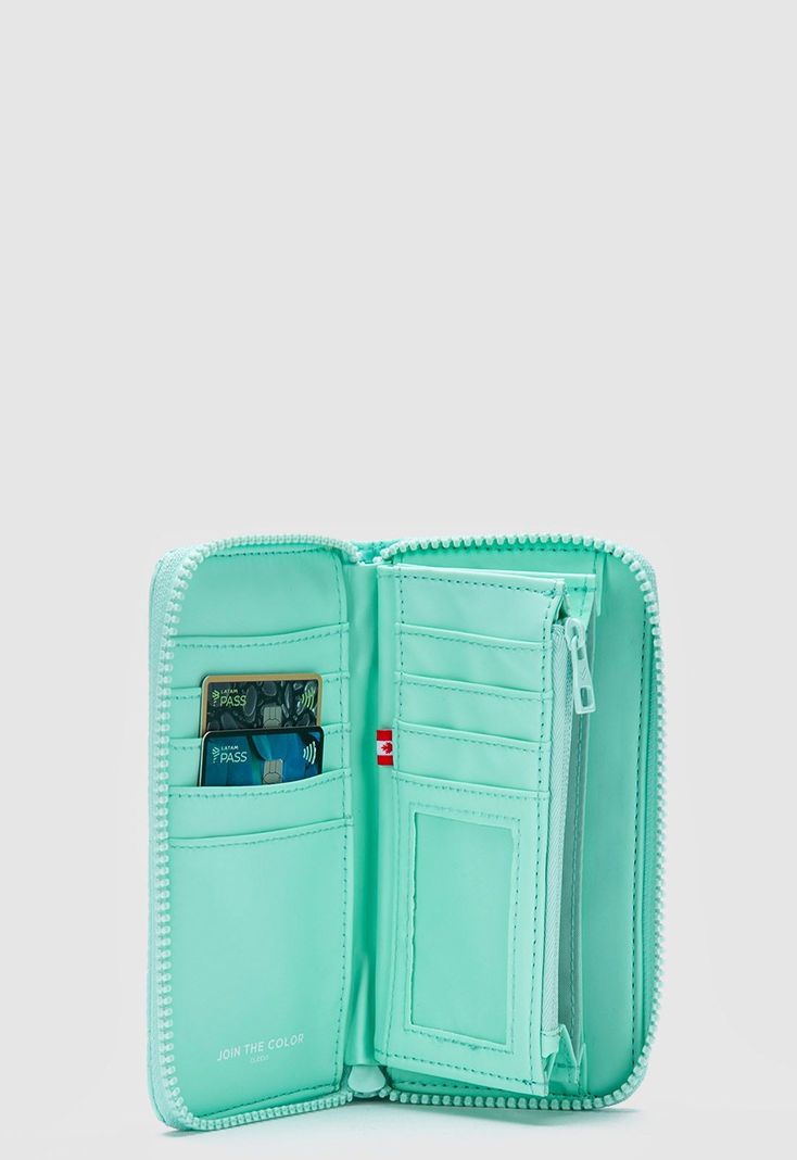 Billetera Originals Matte Aqua Regular Bubba Essentials-3