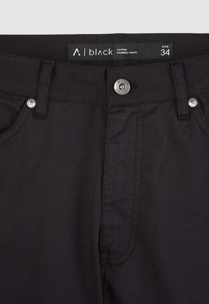 Pantalon Cotton Spandex Black Black Bubba-2