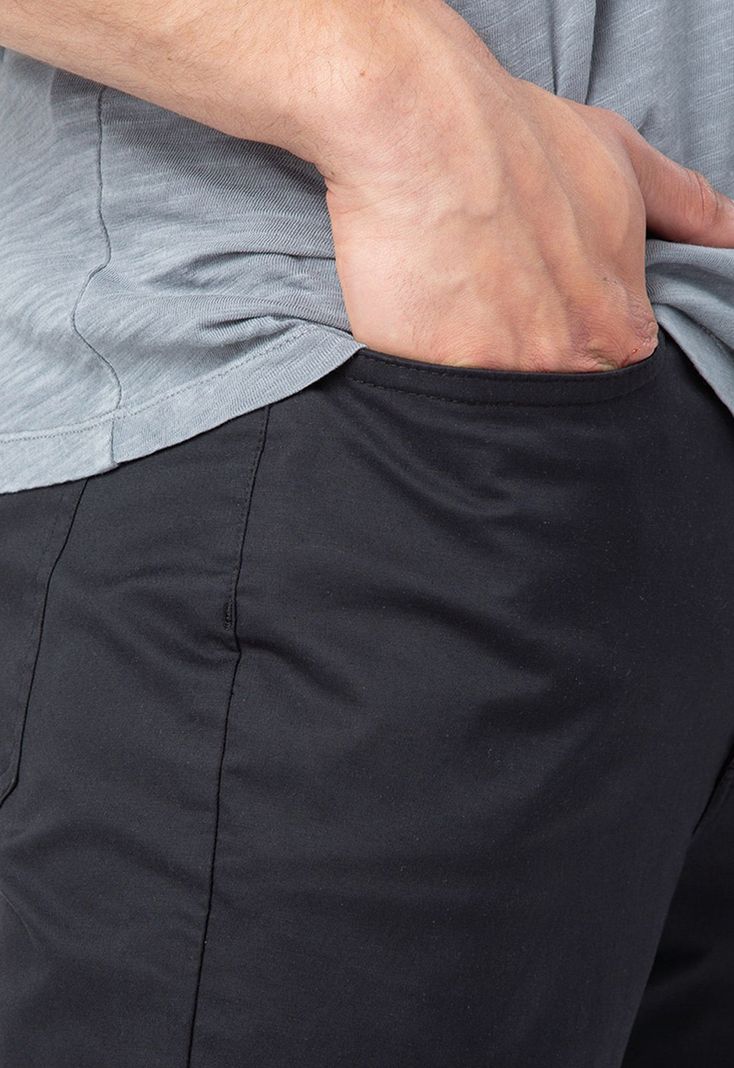 Pantalon Cotton Spandex Black Black Bubba-5