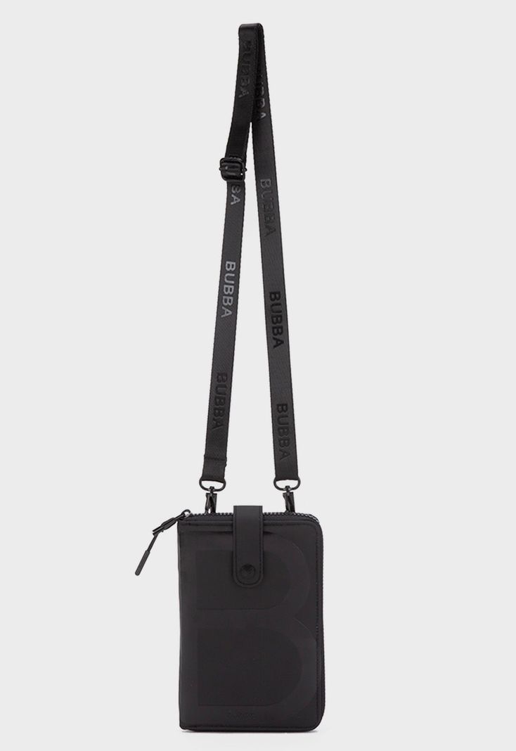 Cartera Flat Purse Travel Noir Bubba Essentials Negro