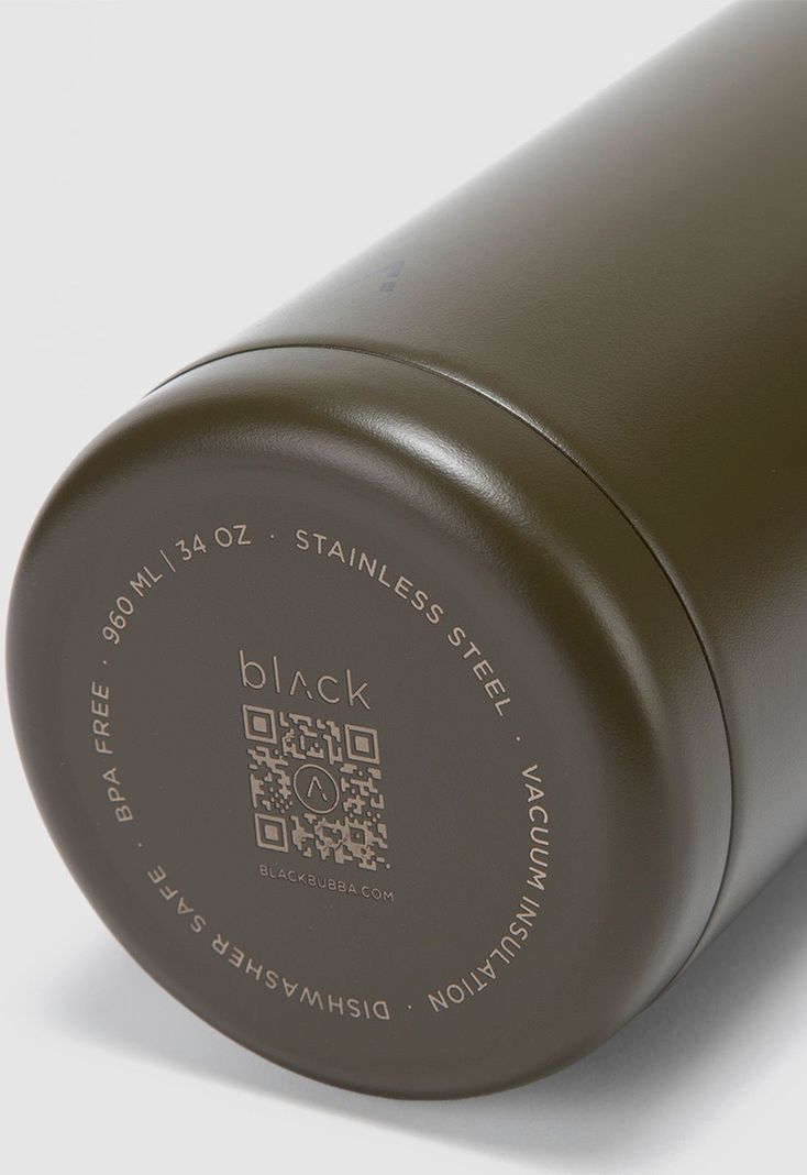 Botella 960 Ml Moss Black Bubba-6