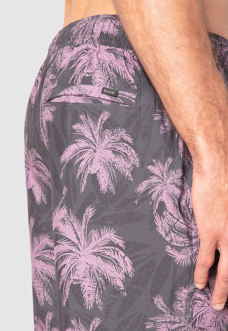 Swimsuit Palms Black Bubba-5