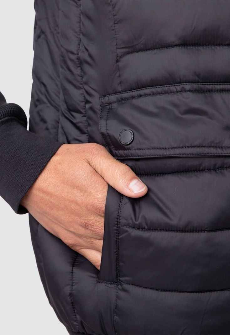 Sleeveless Parka Black  Black Bubba-2