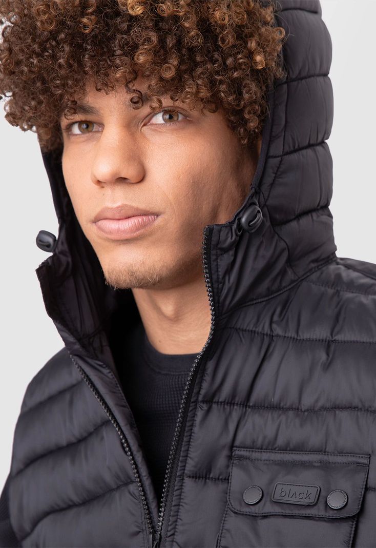 Sleeveless Parka Black  Black Bubba-3