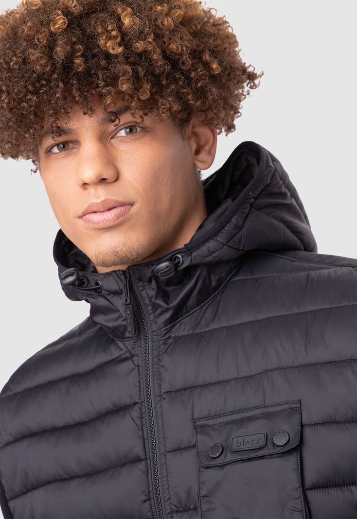 Sleeveless Parka Black  Black Bubba-4