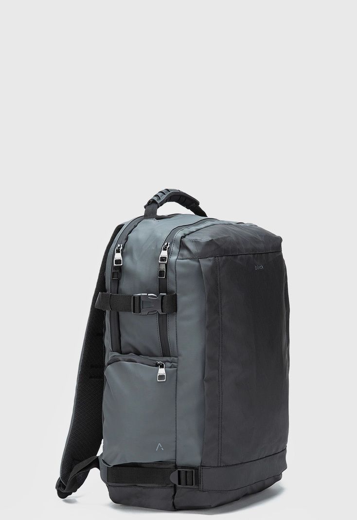 Mochila Cyrus Grey Black Bubba-1