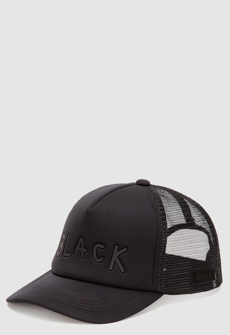Jockey Trucker Sketch Black Black Bubba-1