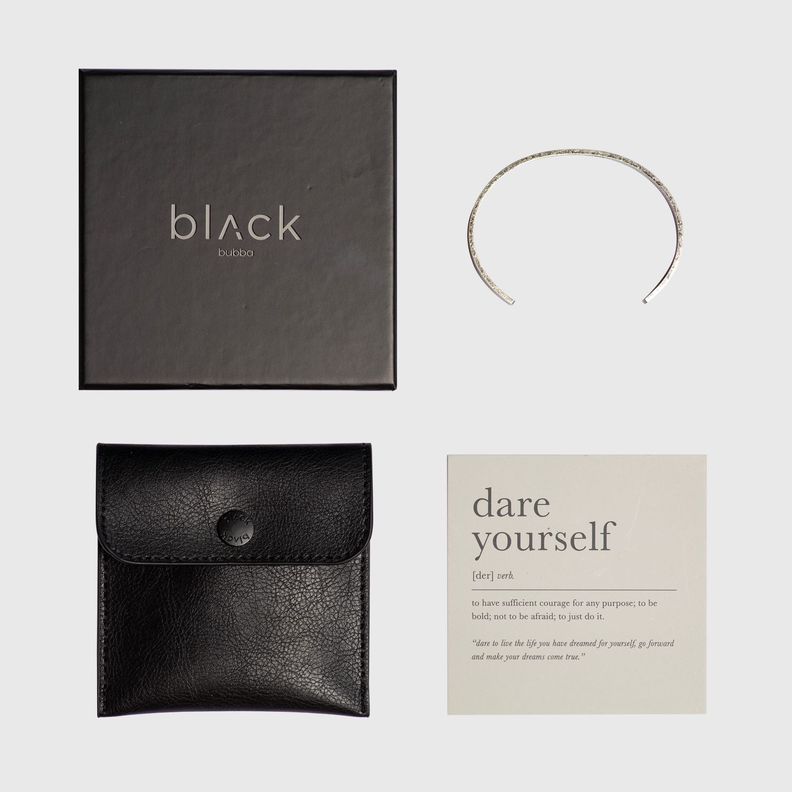 Pulsera Dare Yourself Silver Black Bubba-3