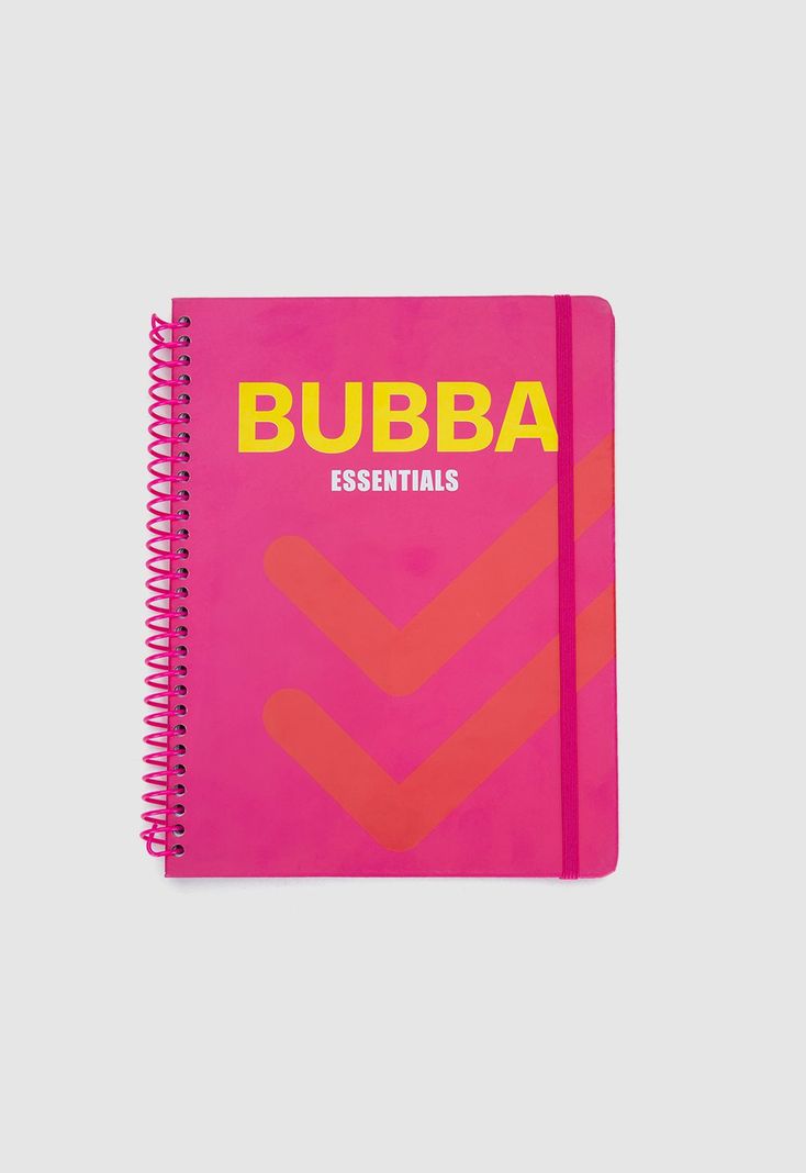 Notebook Work Essencial Pink Bubba Essentials-0