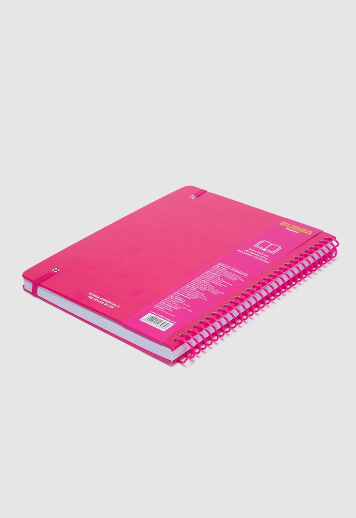 Notebook Work Essencial Pink Bubba Essentials-2