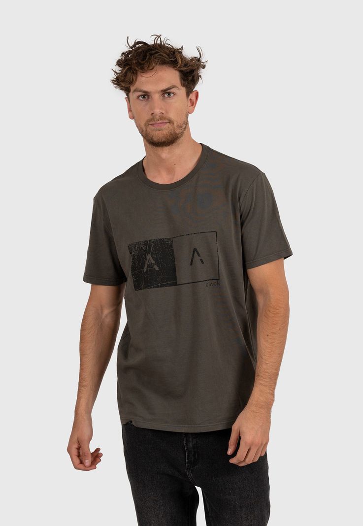 Tee Iconic Moss Black Bubba-0