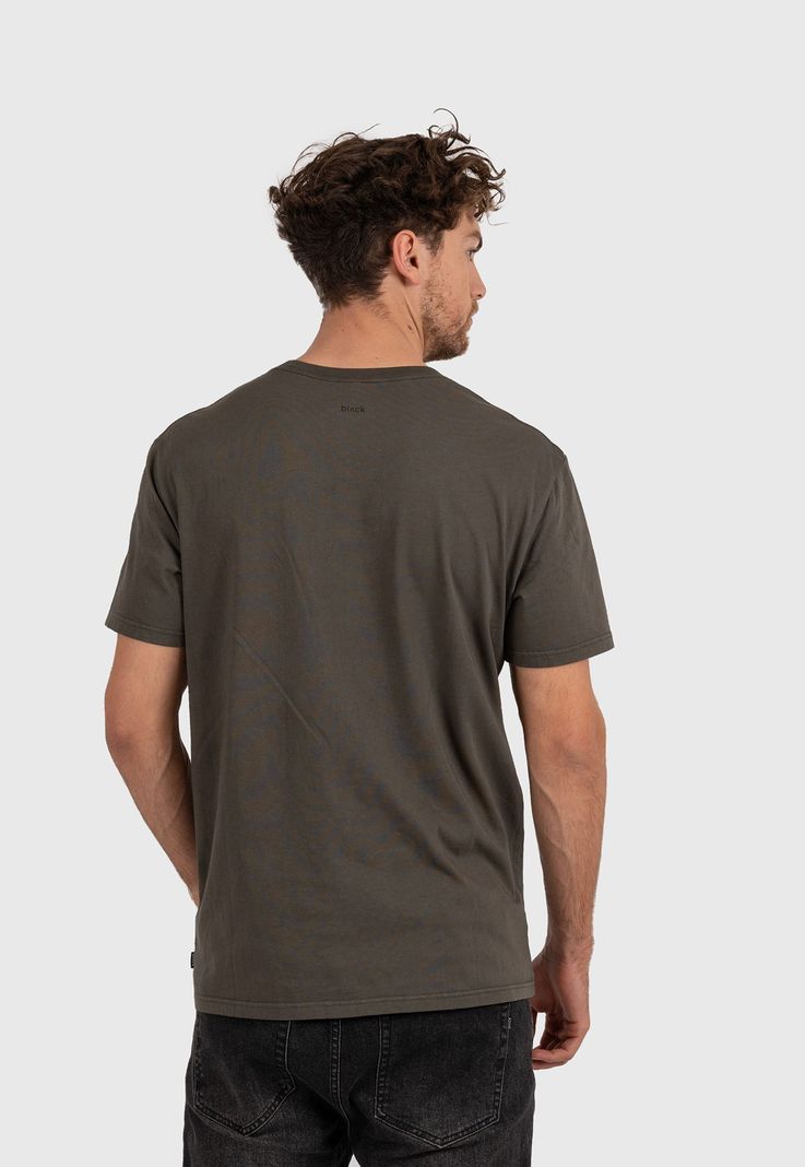 Tee Iconic Moss Black Bubba-3
