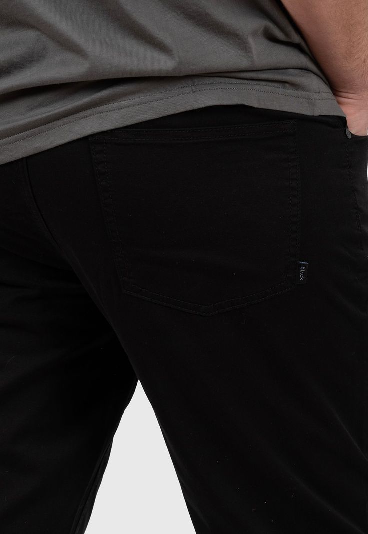 Cotton Pant Black Black Bubba-3