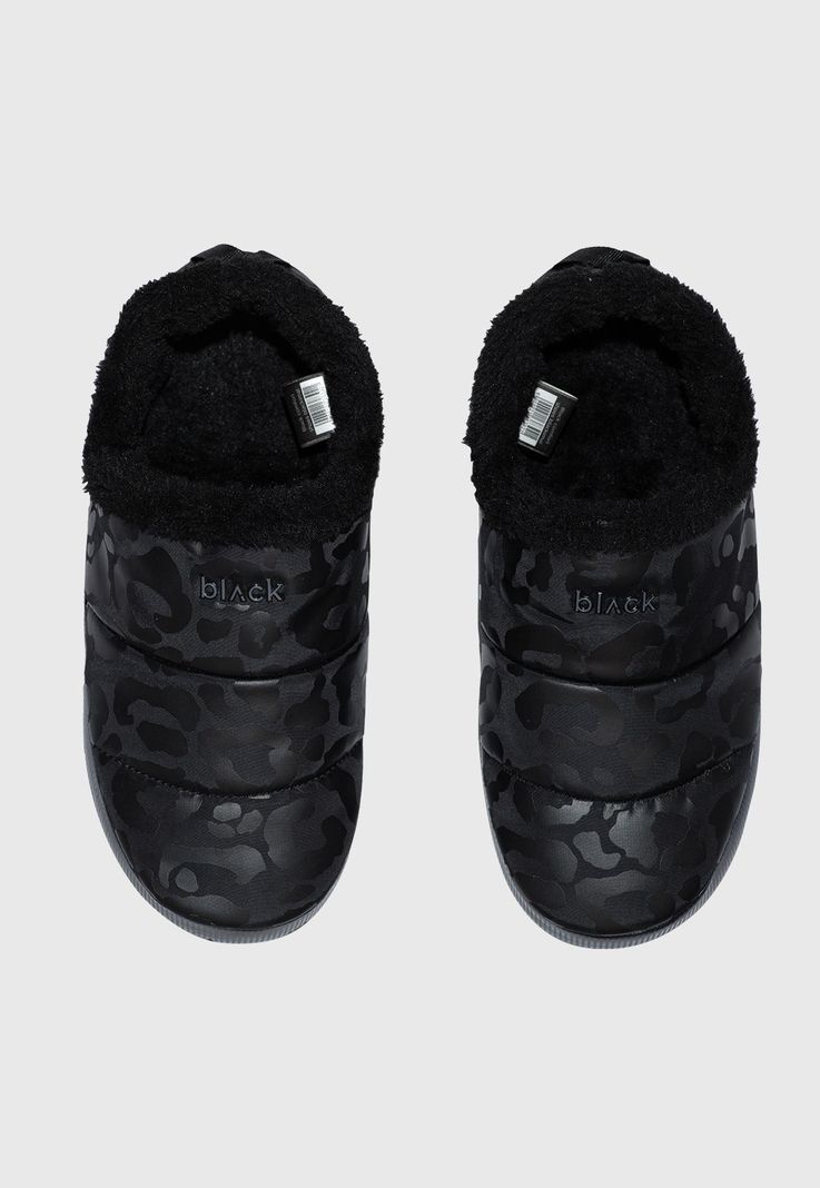 Pantuflas Animal Black Bubba-5