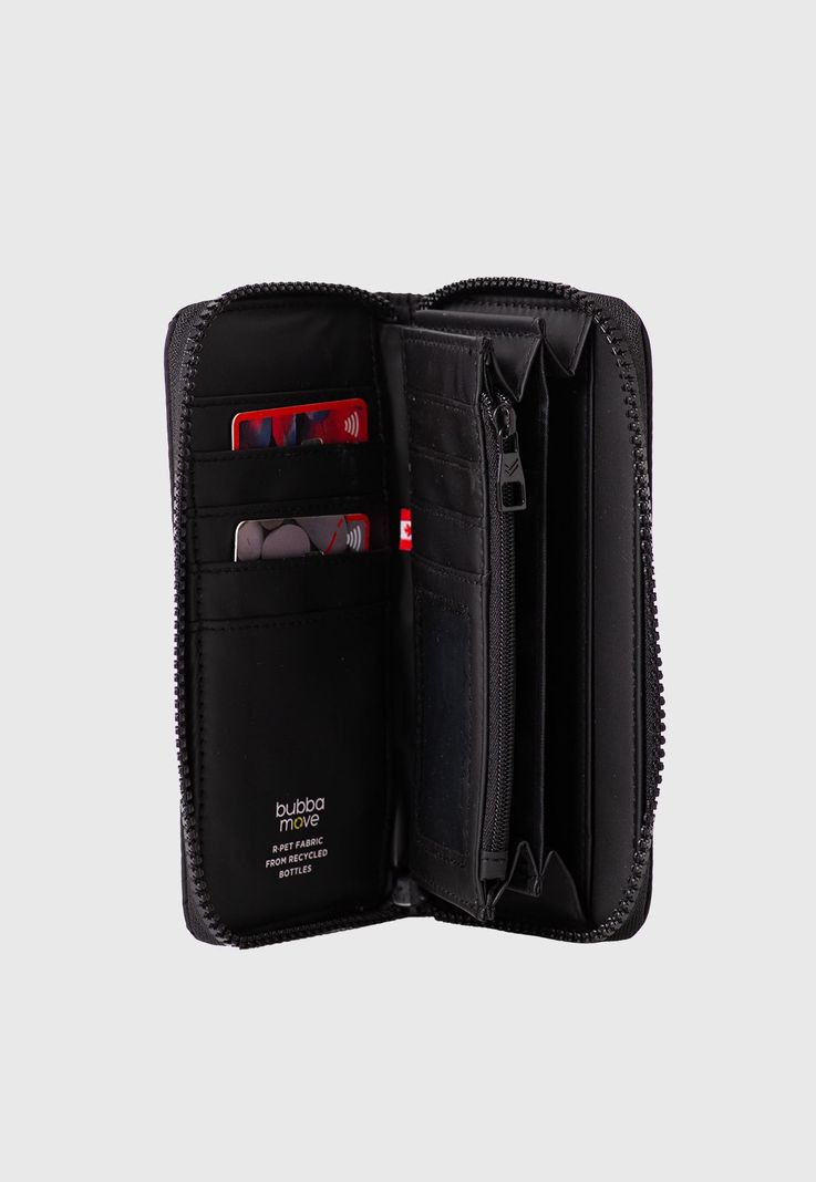 Billetera Matte Black Velvet Regular Rpet 2 Bubba Essentials-3
