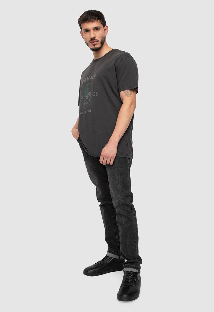 Cotton Tee King Of Black  Black Bubba-4