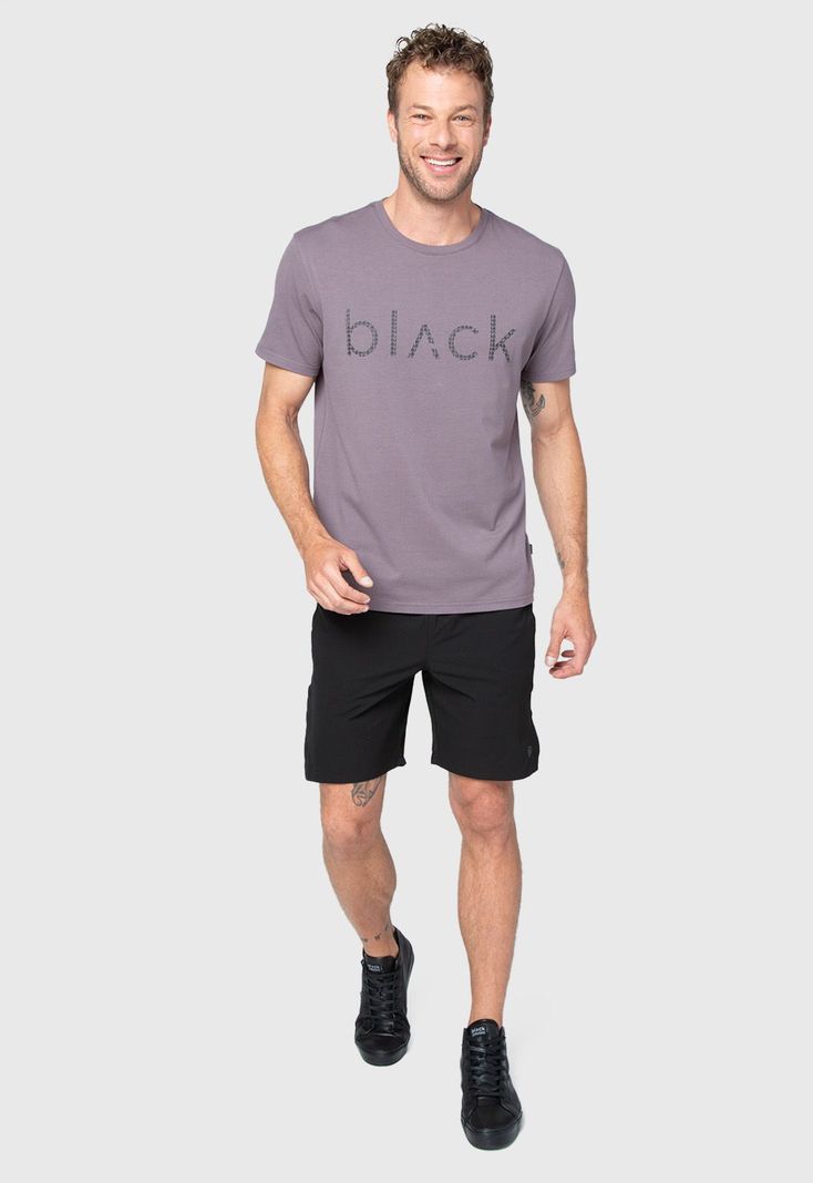 Polera Active Logo Fig Black Bubba-2