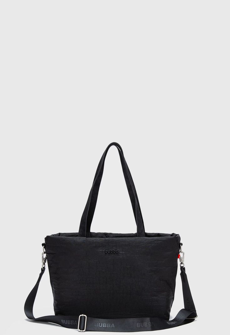 Cartera Padded Tote Daily Black Bubba Essentials Negro