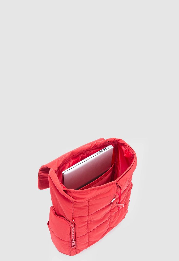Backpack Puffer Red Bubba Essentials-5