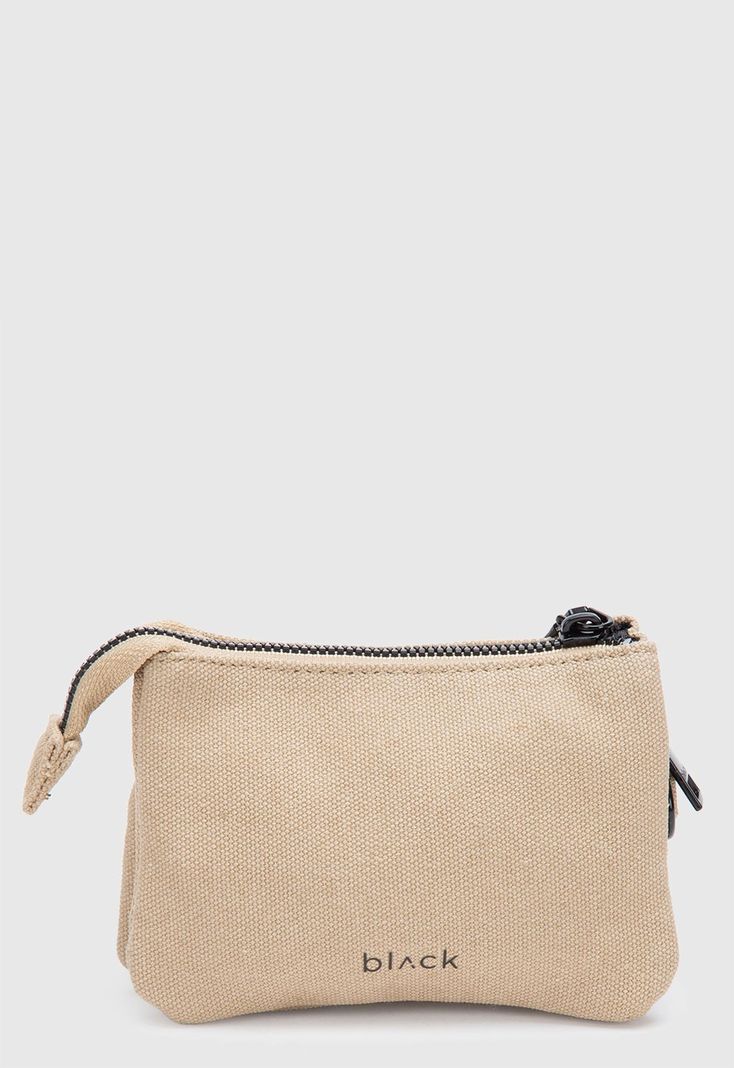Billetera Canvas Beige Black Bubba-3