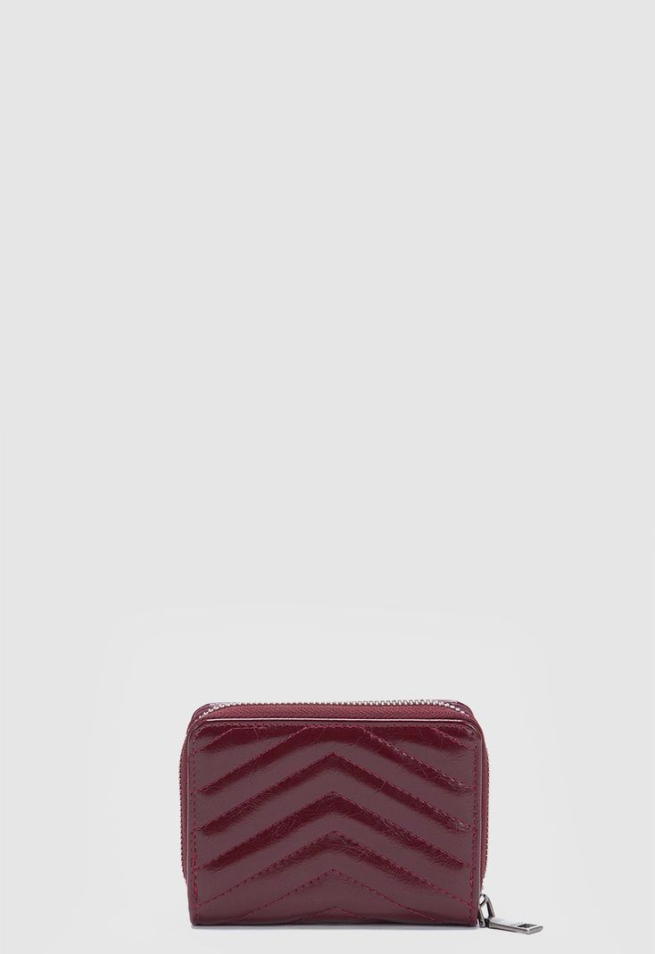 Billetera Claire Burgundy Black Bubba-2