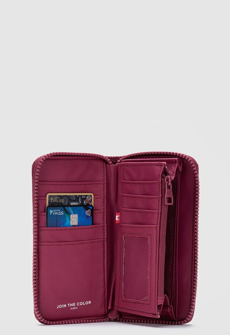 Billetera Originals Matte Ruby Red Regular Bubba Essentials-3