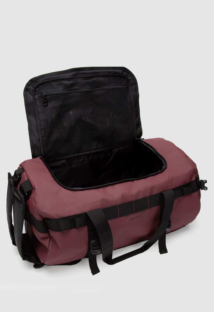 Duffel Yoho Travel Merlot Black Bubba-7