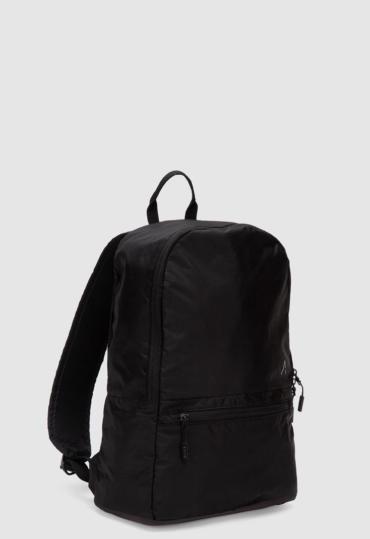 Mochila Plegable Ripstop Black Black Bubba-1
