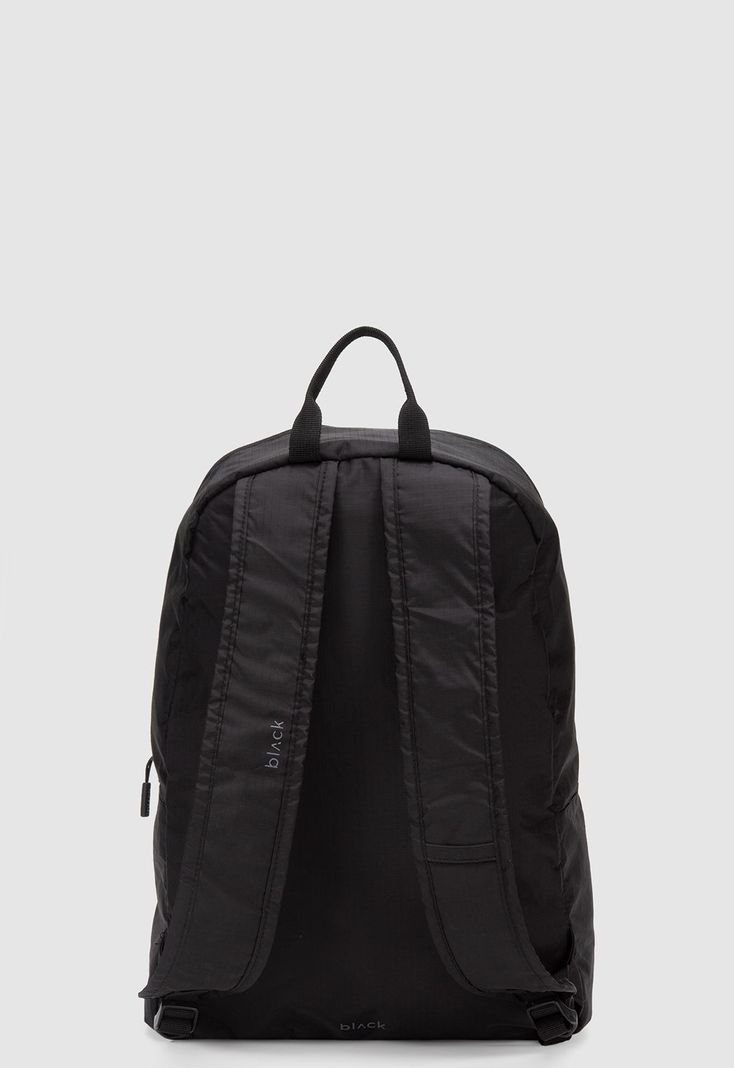 Mochila Plegable Ripstop Black Black Bubba-2