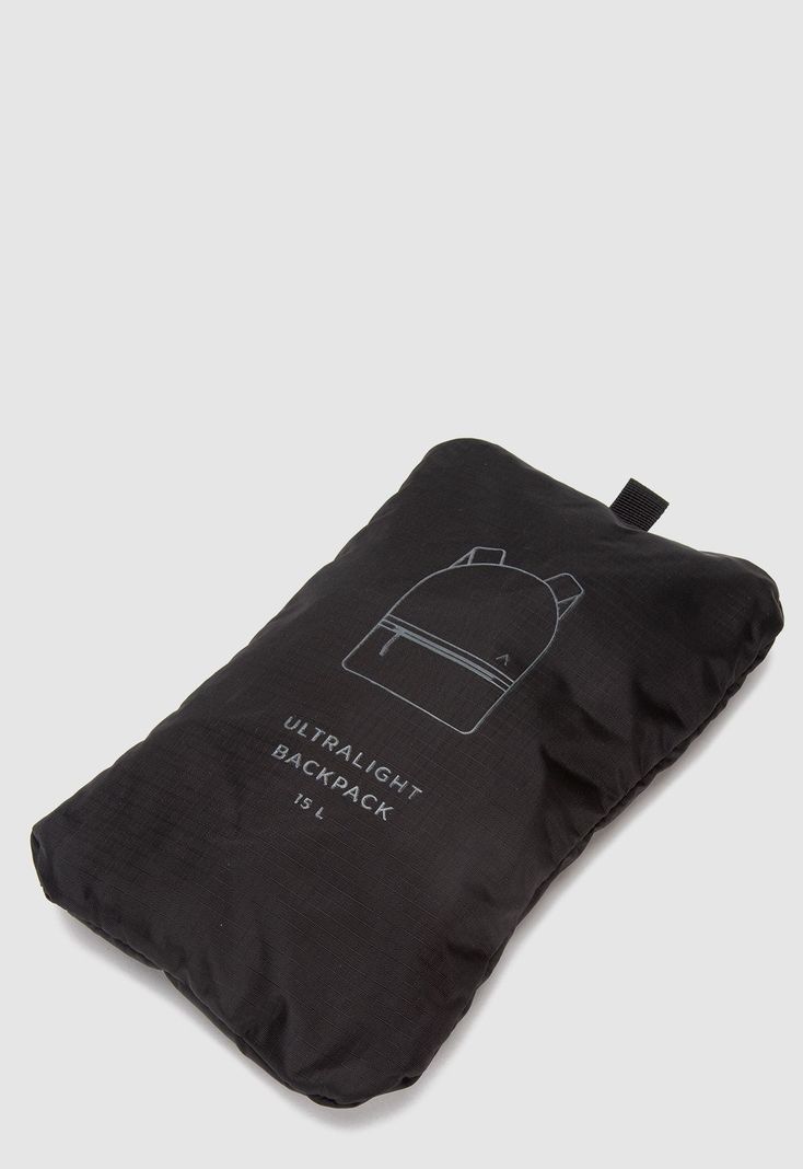 Mochila Plegable Ripstop Black Black Bubba-6