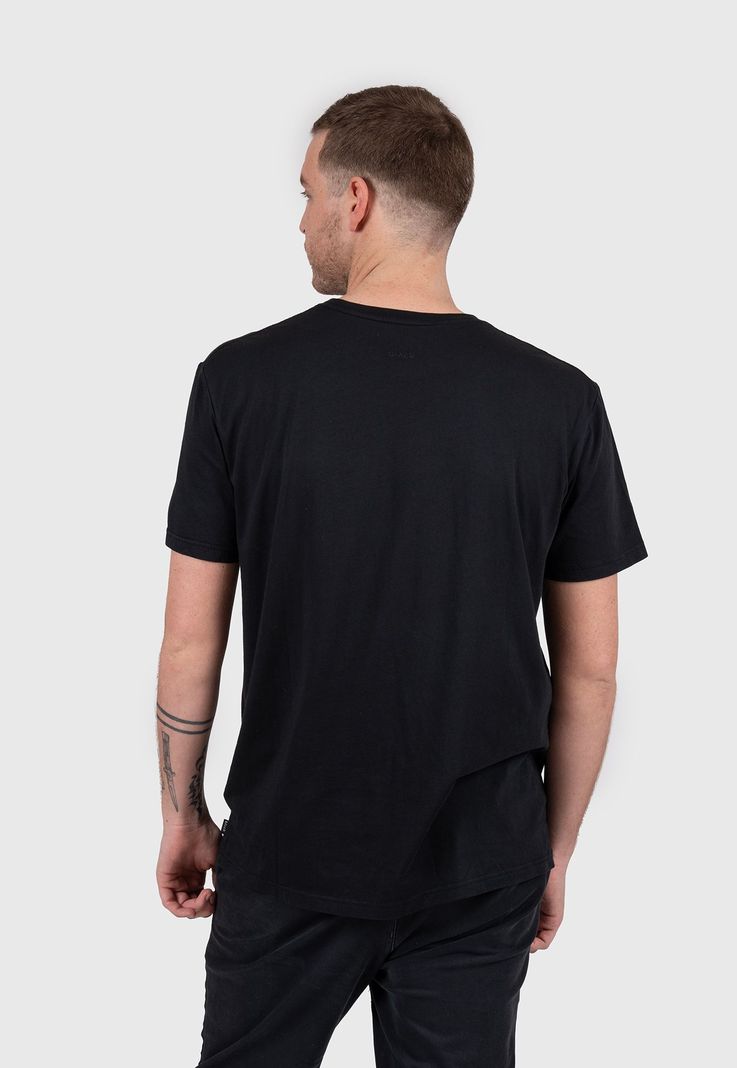 Cotton Tee Skull Flash Black Bubba-2