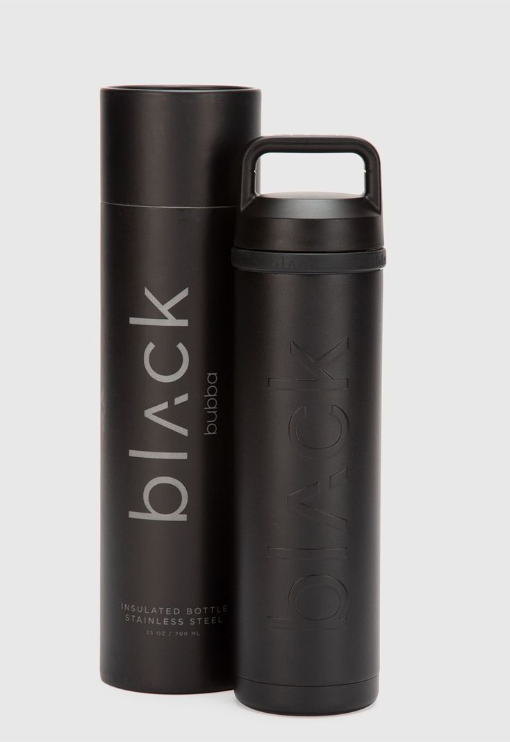 Botella Insulada 25 Oz Black Black Bubba-6