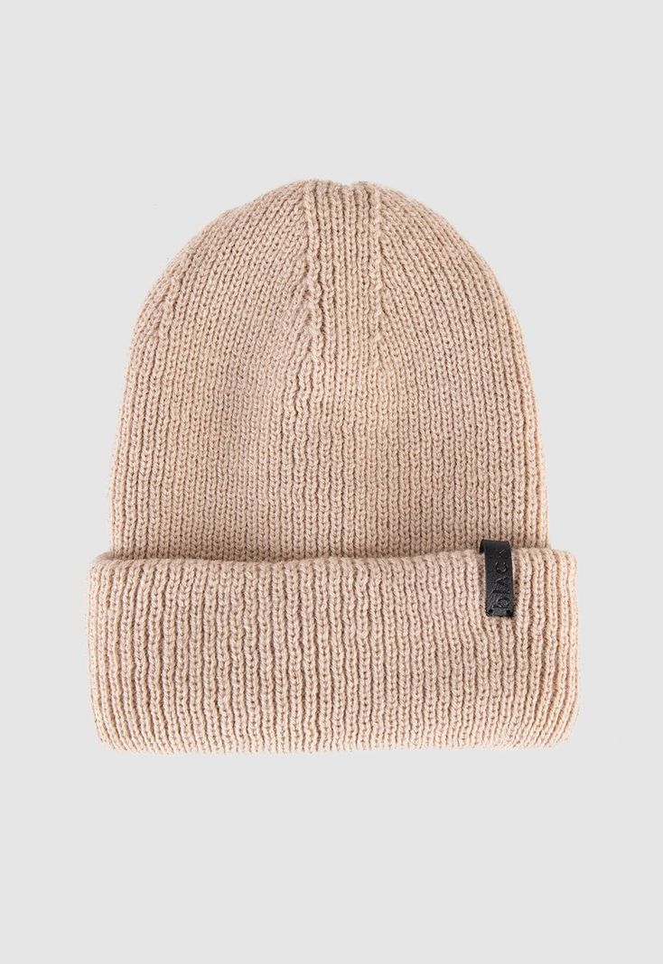 Beanie Beige Black Bubba-0