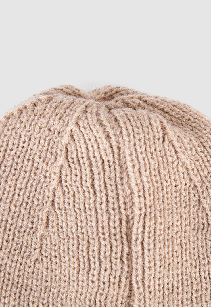 Beanie Beige Black Bubba-3