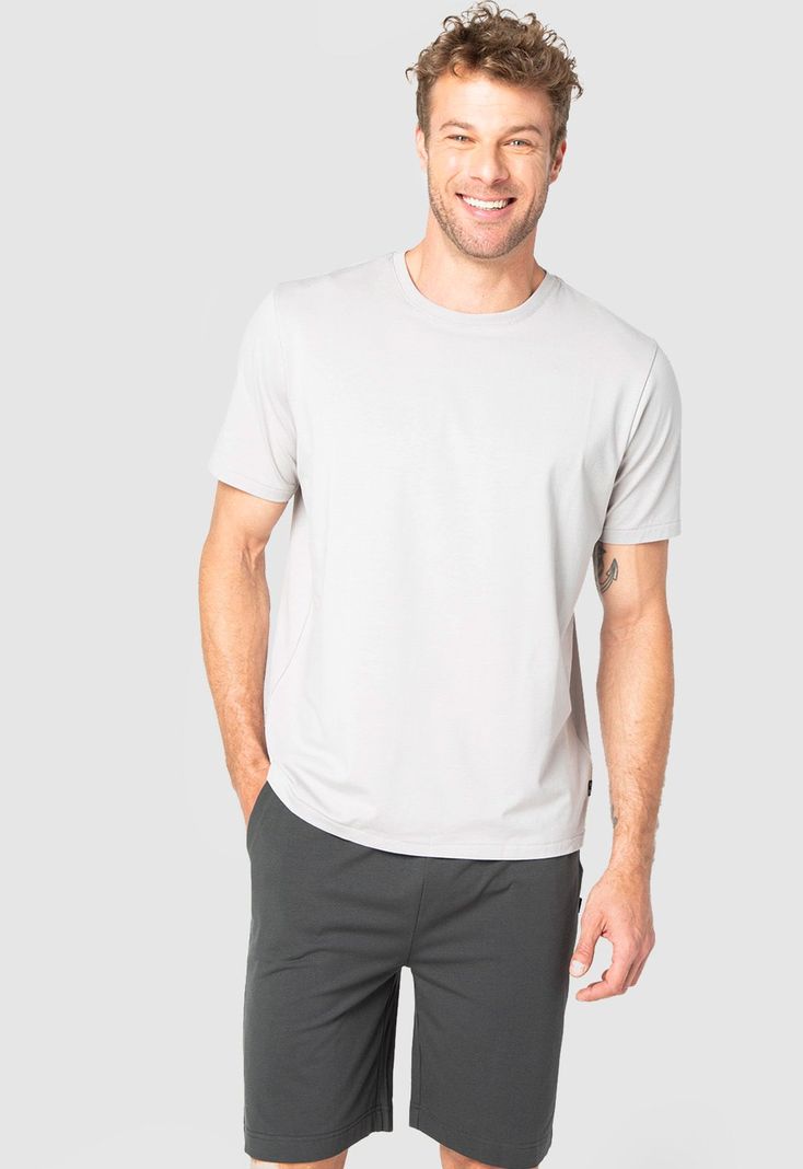 Pijama Light Grey Black Bubba-0