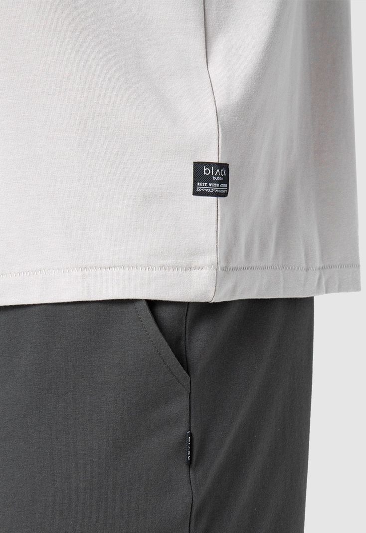 Pijama Light Grey Black Bubba-3