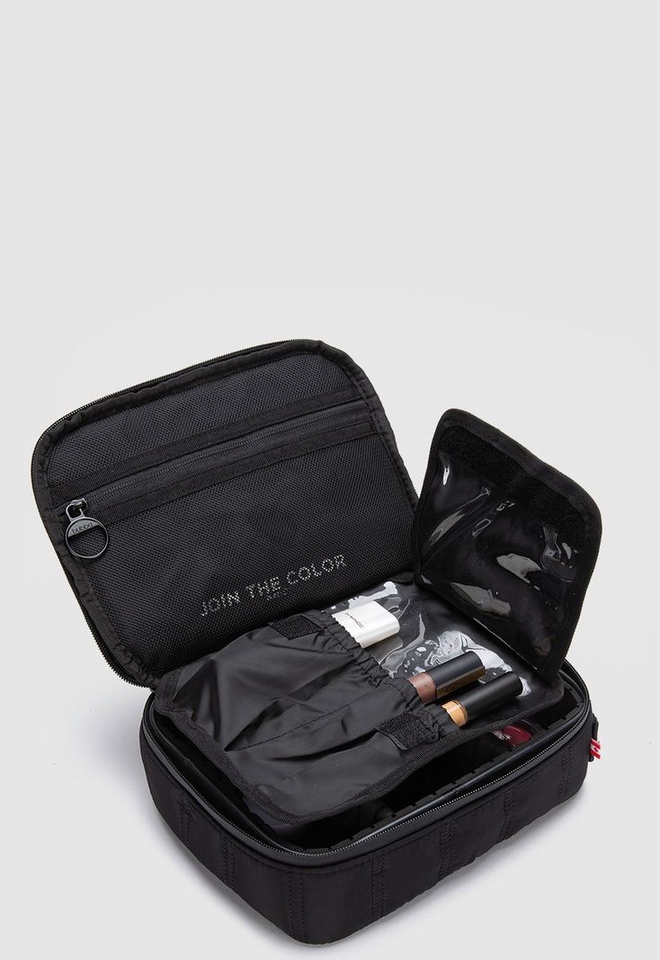 Cosmetiquero Originals Matte Black Velvet M Bubba Essentials-5