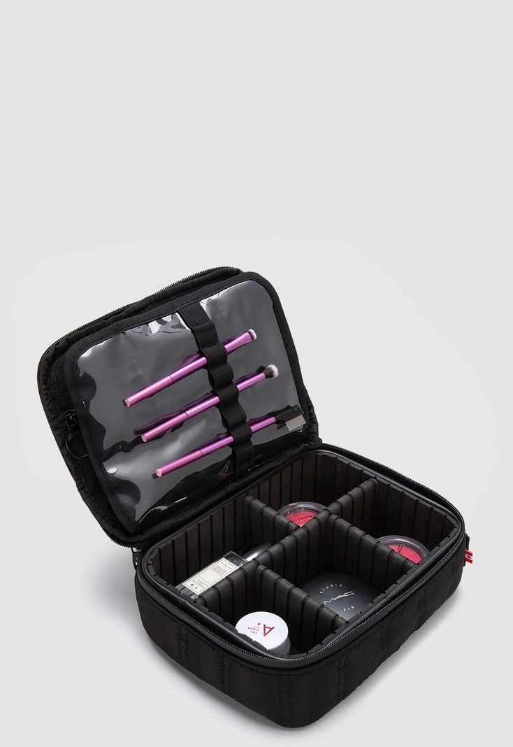 Cosmetiquero Originals Matte Black Velvet M Bubba Essentials-6