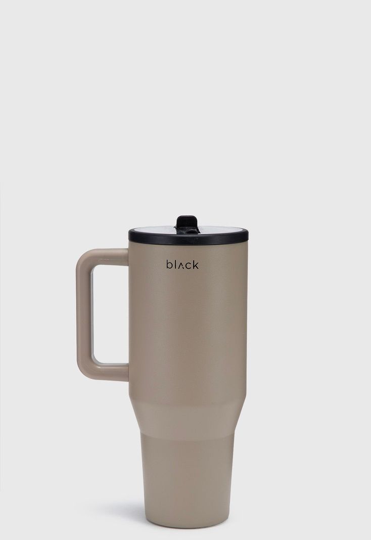 Straw Mug Sand Black Bubba-0