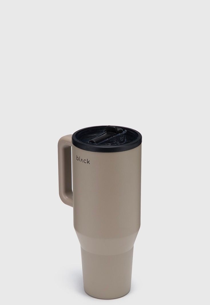 Straw Mug Sand Black Bubba-1