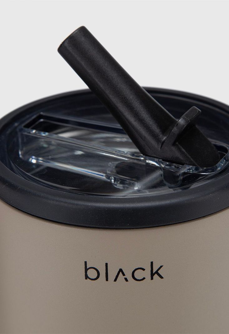 Straw Mug Sand Black Bubba-2