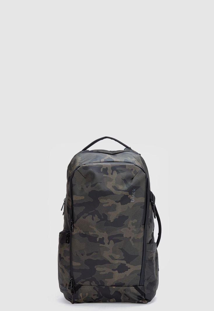 Mochila Travel Wolf Camo Black Bubba-0