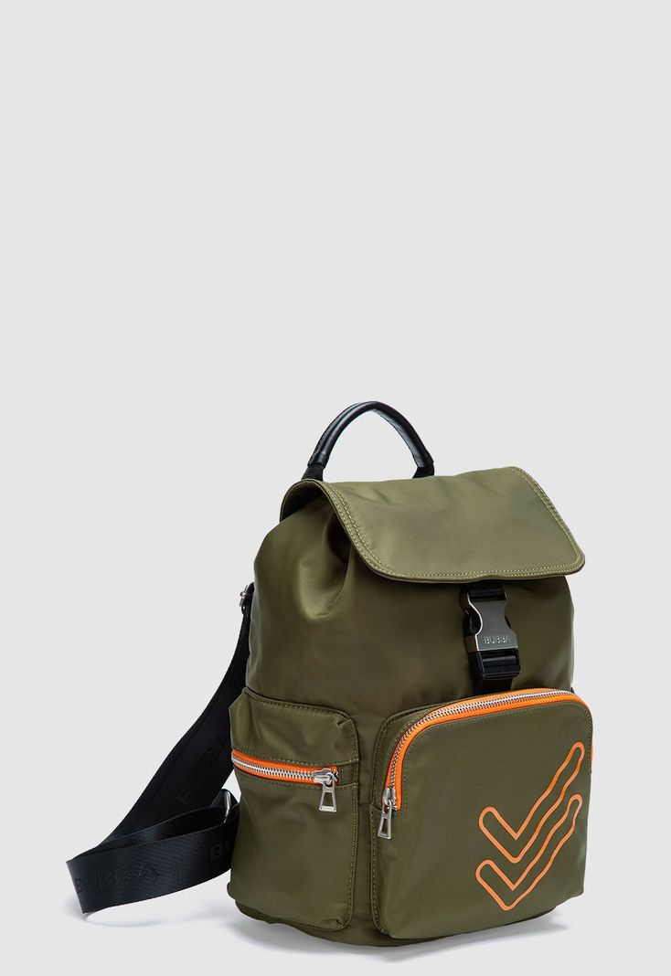 Mochila Charlotte Doble Check Green Bubba Essentials-1