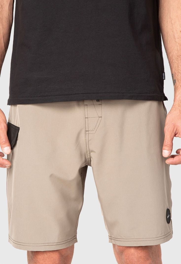 Boardshort Sand Black Bubba-0
