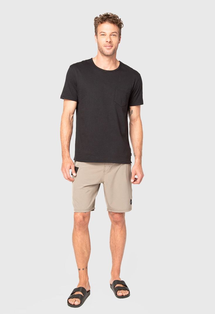 Boardshort Sand Black Bubba-2