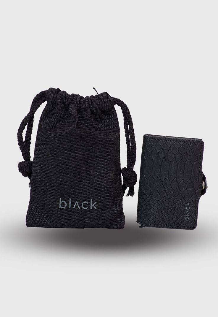 Billetera Smart Snake Black Black Bubba-1