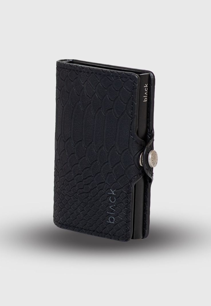 Billetera Smart Snake Black Black Bubba-2